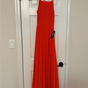 Elegant Red Evening Gown